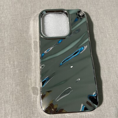 Caseative for iPhone 14 Pro Case,Water Ripple Pattern Curly Wave Shape Soft Co