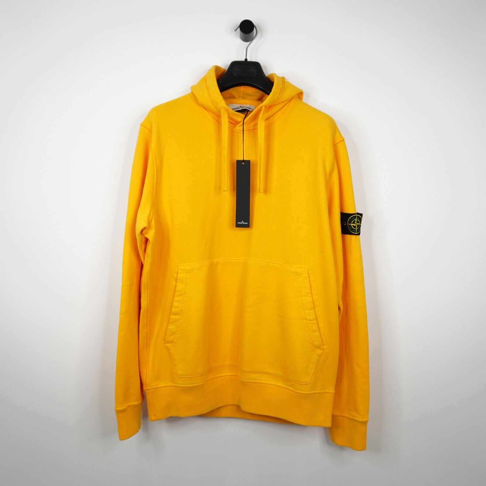Yellow stone island hoodie sale
