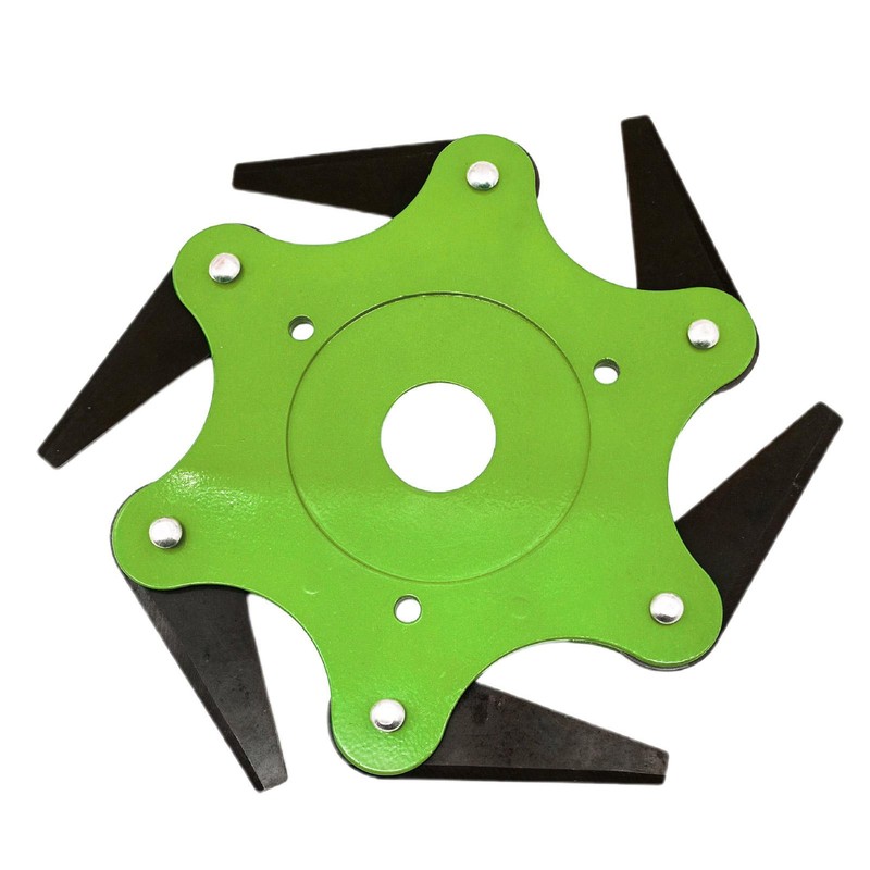 Steel Trimmer Head 6 Teeth Garden Tool Professional Razor Universal 65Mn Blade