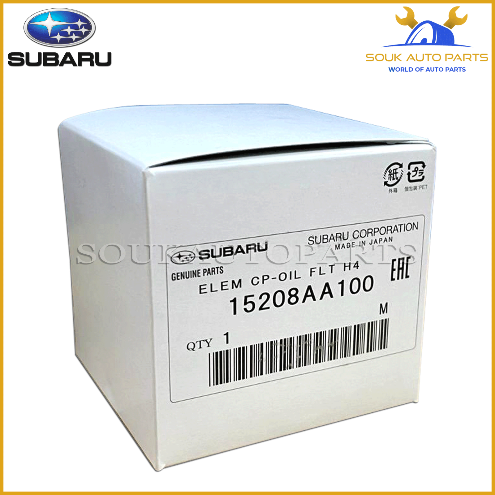 【aiueo】 15208-AA100 Genuine Subaru ELEMENT CP-OIL FILTER 15208AA100 OEM