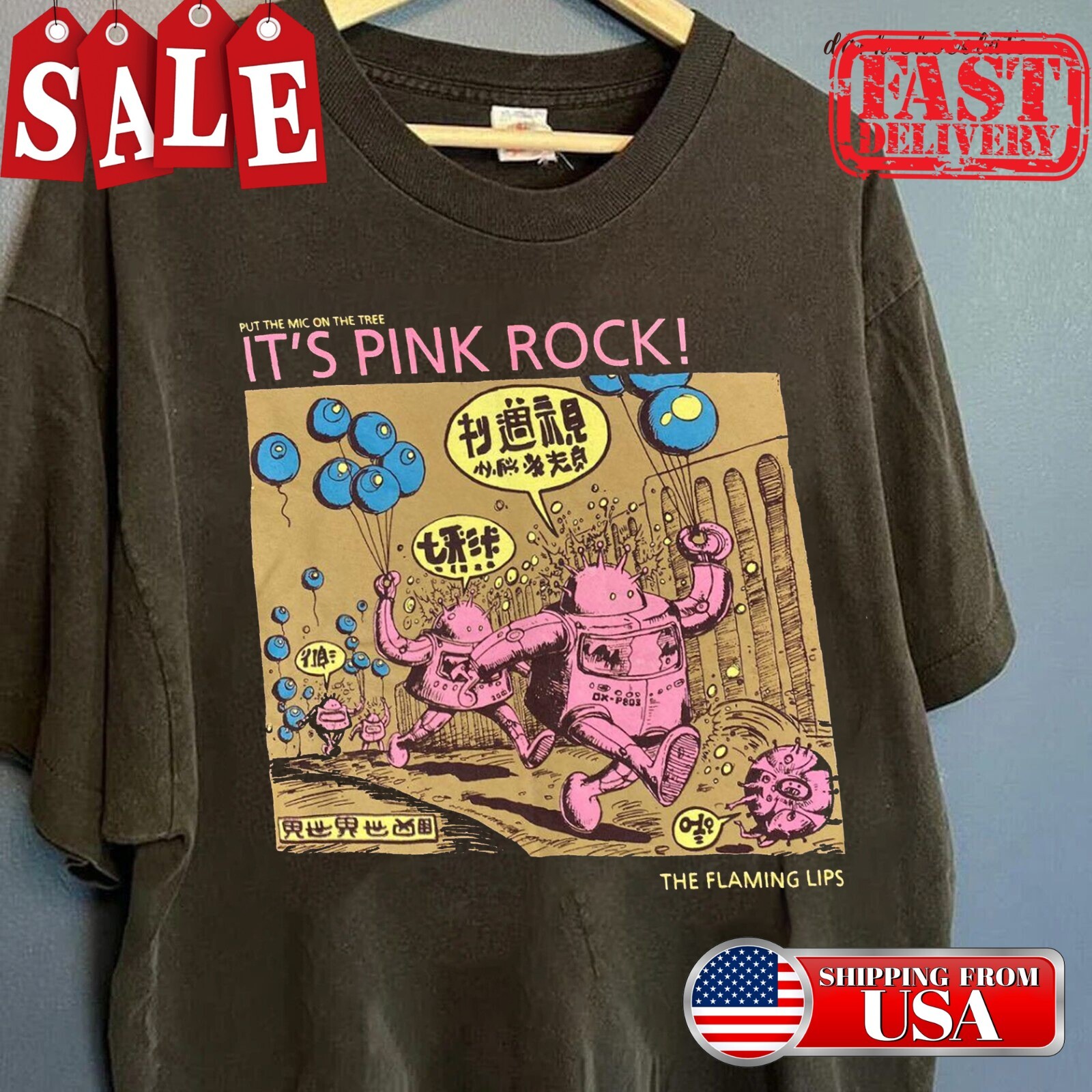 New Rare Flaming Lips Gift Family Unisex S-235XL Shirt 6D636