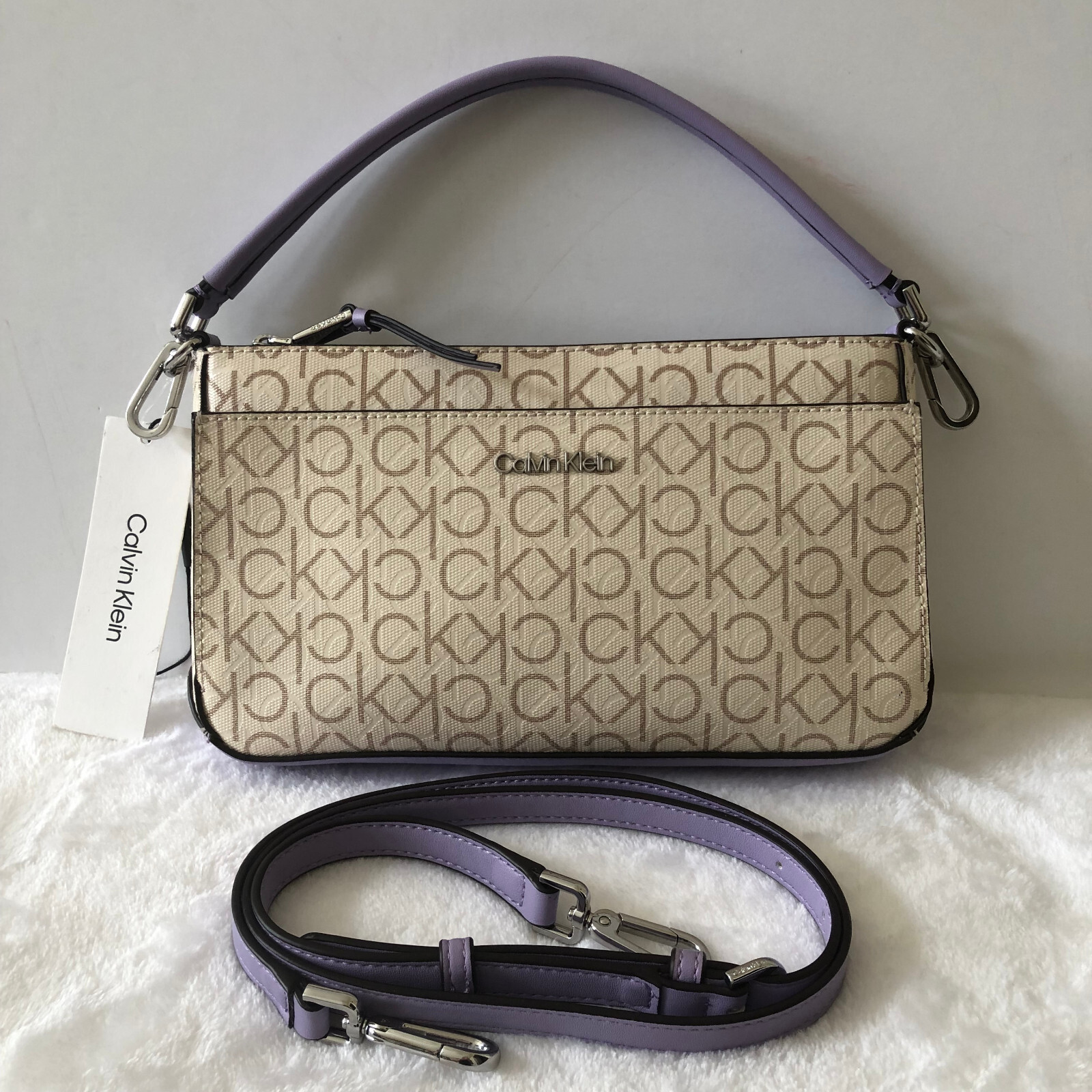 ハンドバッグ   Women Lavender CKJ Minimal Monogram Strap Card $_57.JPG?set_id=880000500F