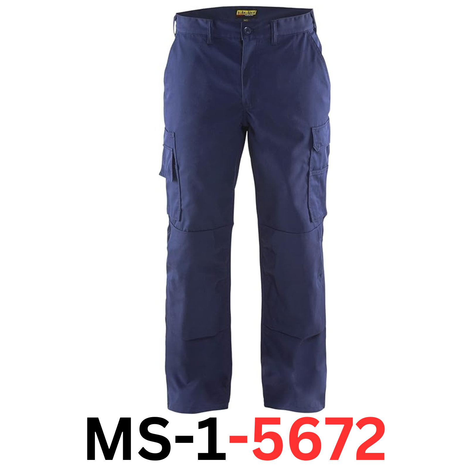 Blaklader 1610 Service/Mechanic Pants, Navy Blue, 46W 30L