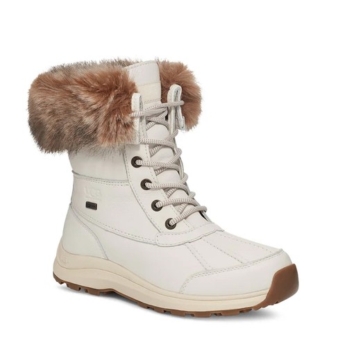 Pre-owned Ugg [1123253-wht] Womens  Adirondack Boot Iii In White