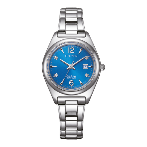 Pre-owned Citizen Silver Womens Analogue Watch Ew2601-81l