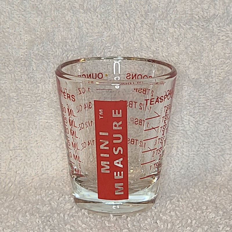 Shot Glass  Mini Measuring Cup Teaspoon Tablespoon Oun̈ces Mix