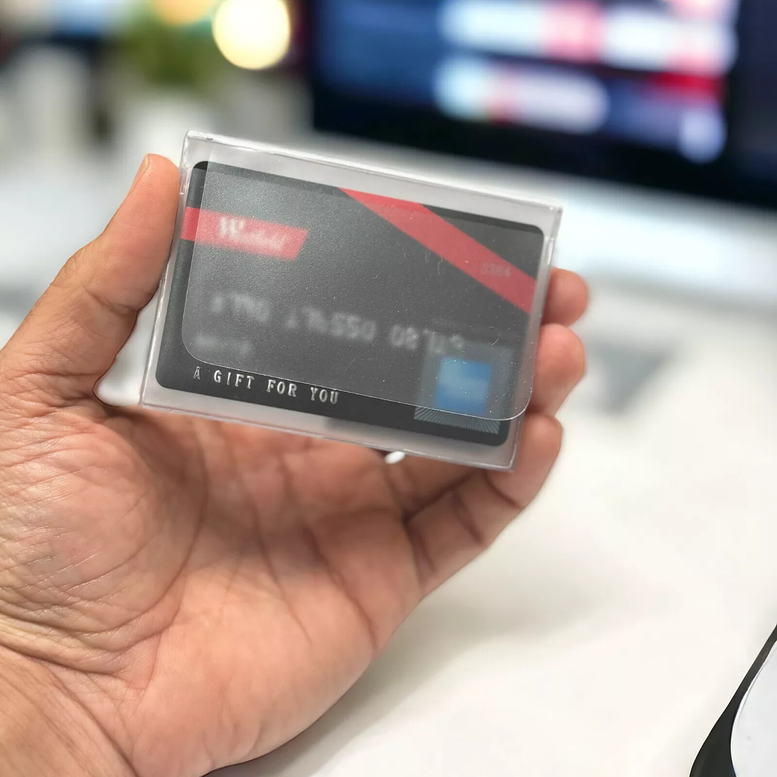 Set of 2 USA Made Trifold Plastic Wallet Inserts Picture Card Holder 6 Pages