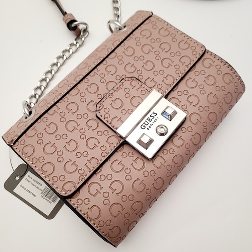 ショルダーバッグ・ポシェット Guess MAUVE Mini Round Flap Shoulder Bag HP1A3A86 $_12.JPG?set_id=880000500F