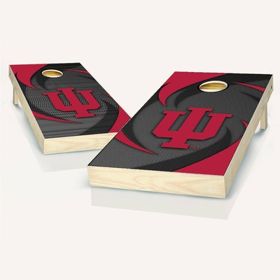 Indiana Hoosier Swoosh NCAA Cornhole Board Set