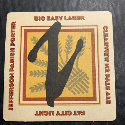 Lea Brasserie Brewery Craft Beer Coaster ￼ ￼Metatie Louisiana