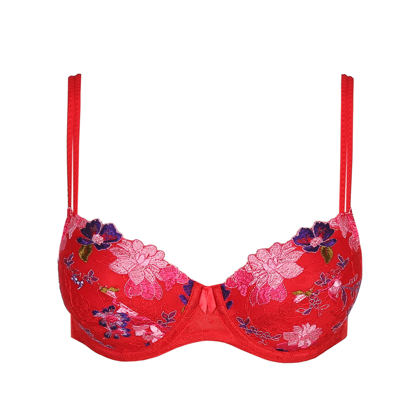 Marie Jo Judith Balconette-BH rot blau Gr. 70 D E 75 B C D E 80 B E NP 99,99 