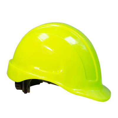 HI-VIS LIME Hard Hat JORESTECH Adjsutable Ratchet Suspension Safety Cap Style