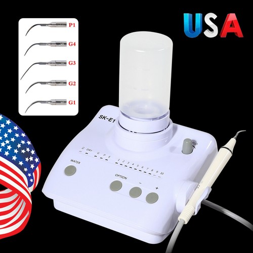 Ultrasonic Piezo Dental Scaler Handpiece 2*Bottles Dosing Fits EMS Cavitron tips