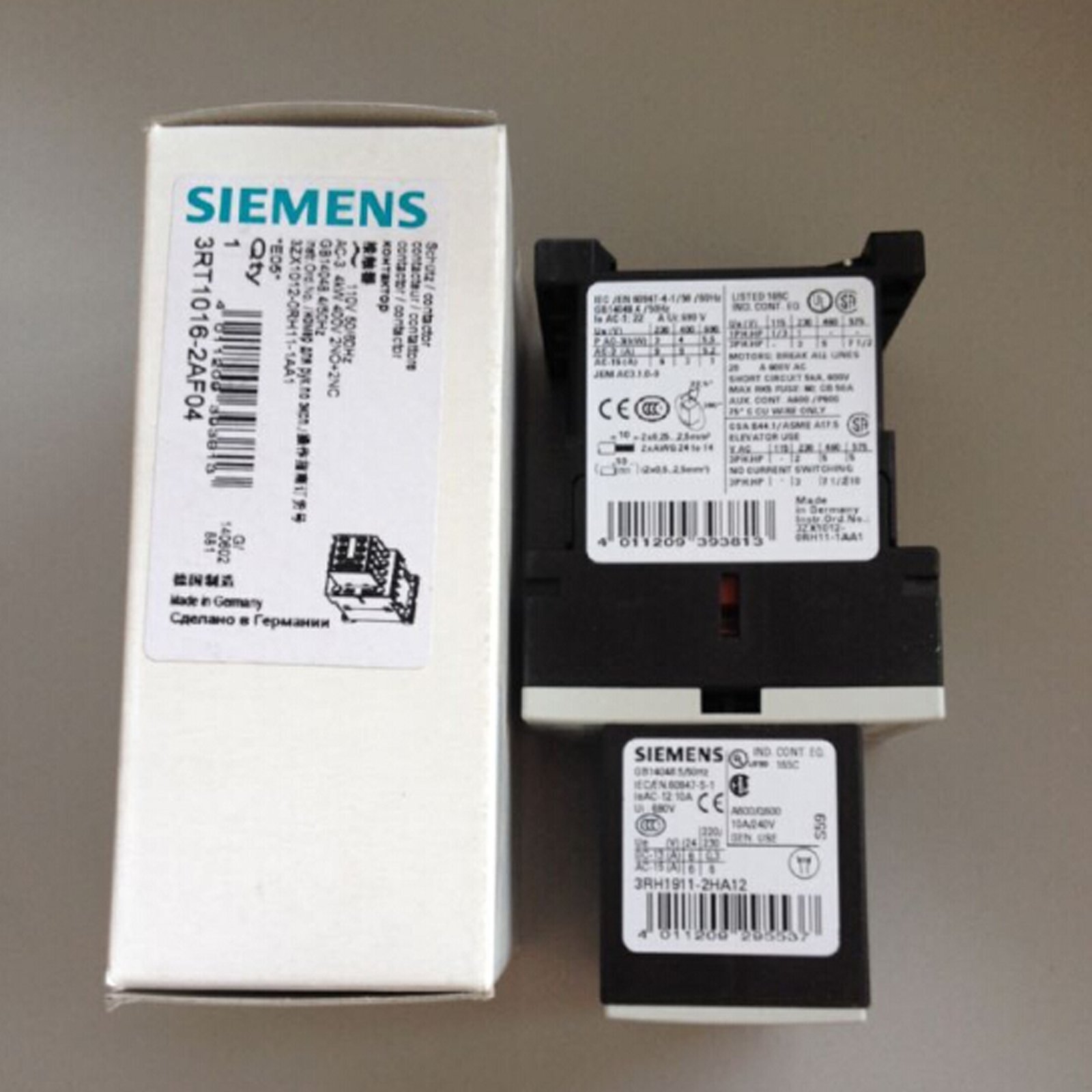 半額 50％OFFの通販 NEW SIEMENS one In Box 3RT1016-2AF04 Contactor 110VAC SPOT 旅行用電源変換プラグ