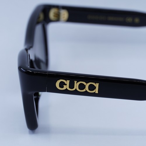 Pre-owned Gucci Gg1773s 001 Black/grey 50-21-140 Sunglasses Authentic In Gray