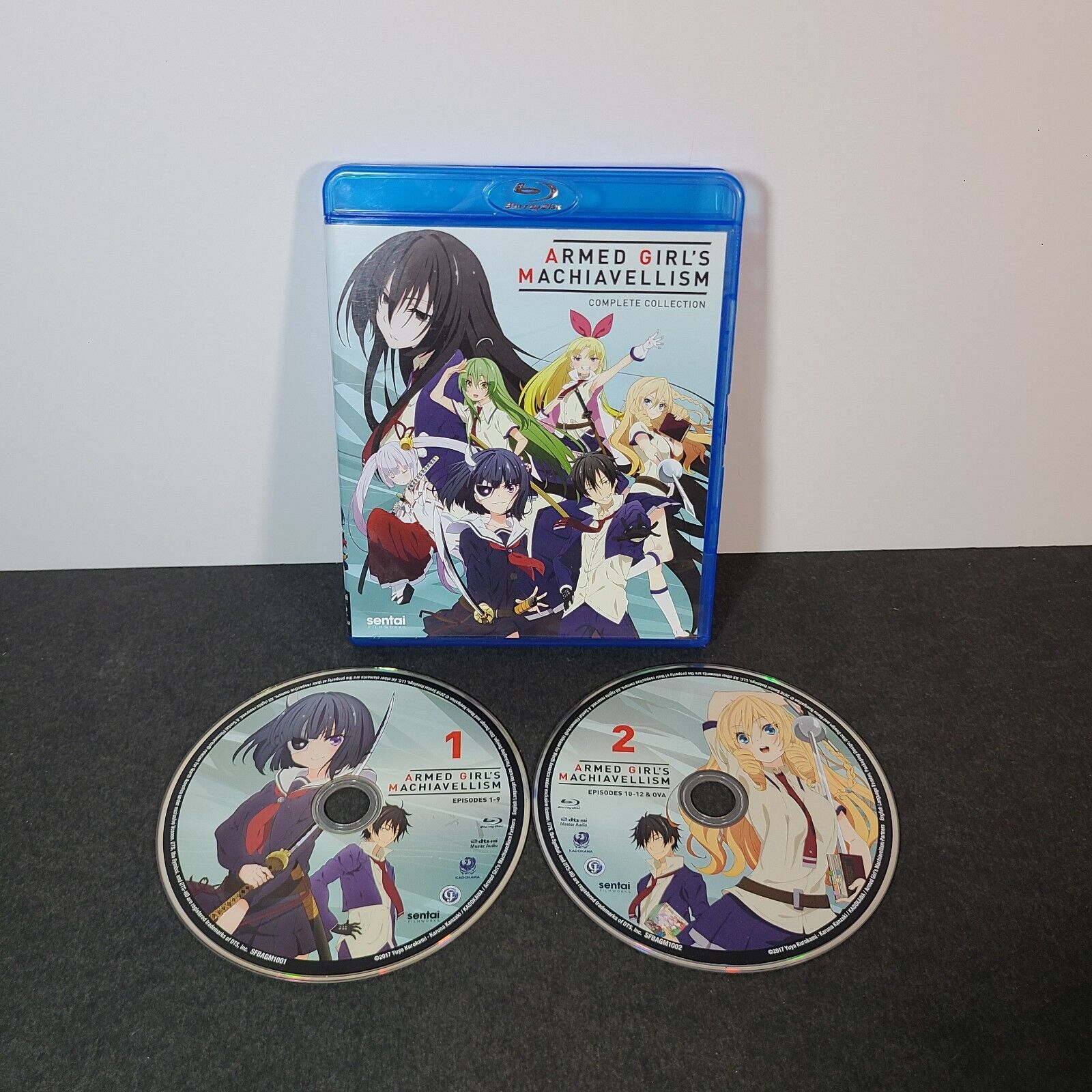 Armed Girl s Machiavellism Complete Series Collection Blu ray Anime Ep 1 12