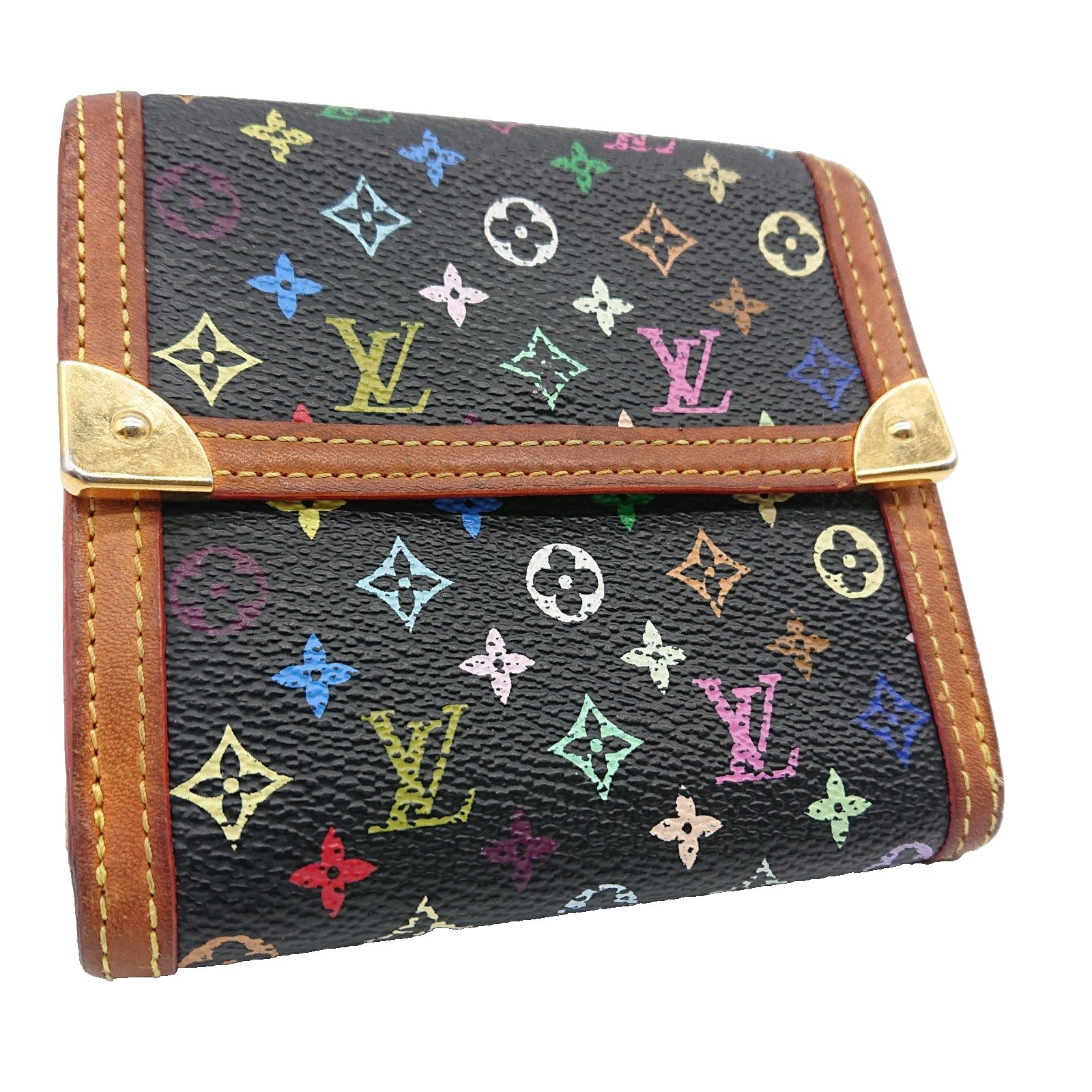 LOUISVUITTON　財布 LOUIS VUITTON Multicolor Porte Monnaie Billets Carte Credit