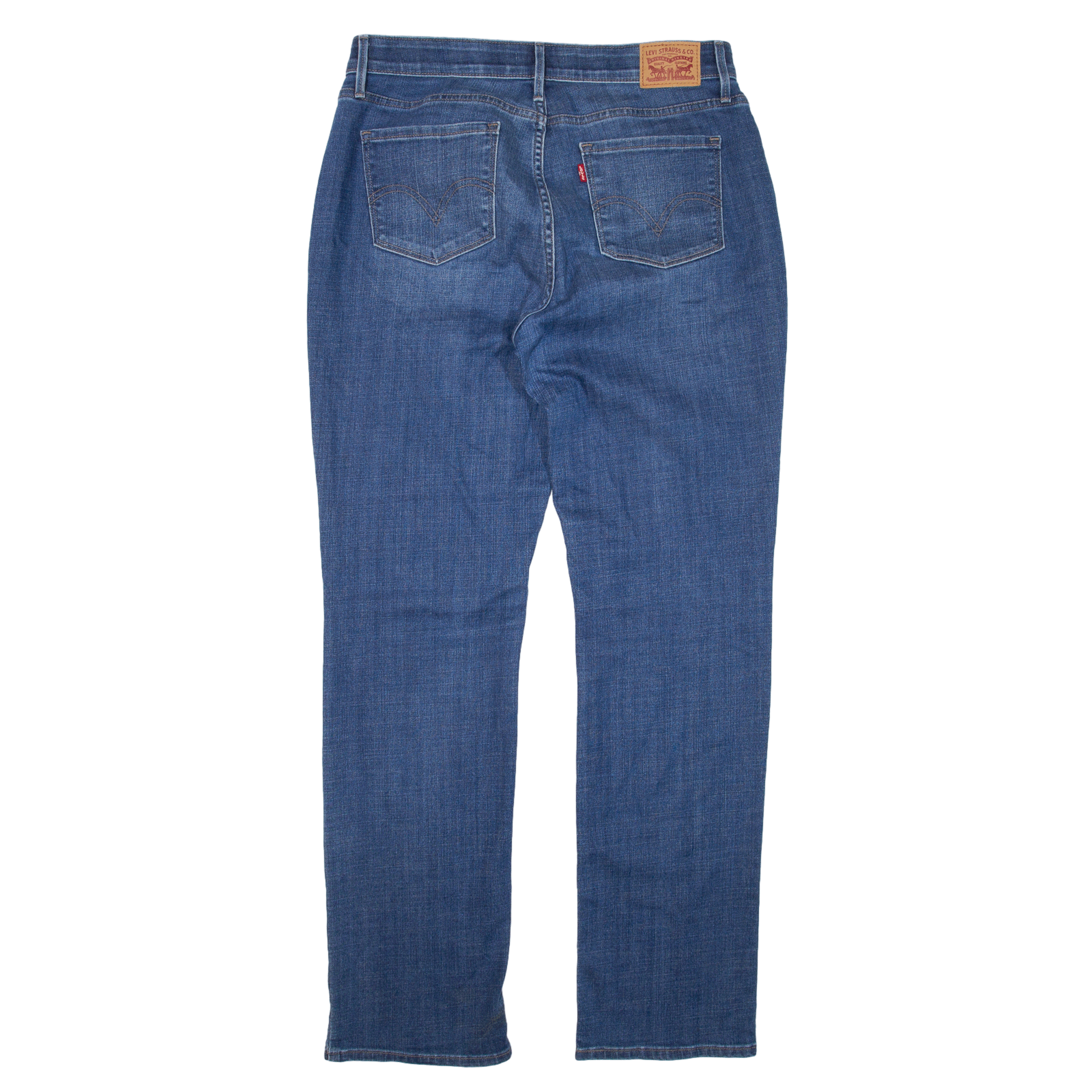 LEVI S 525 Jeans Blue Denim Regular Straight Womens