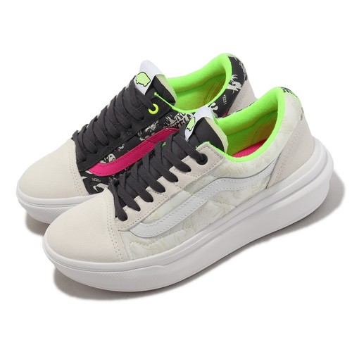 Мужские повседневные туфли унисекс на платформе Vans Old Skool Over Multi True White VN0A7Q5E6GL