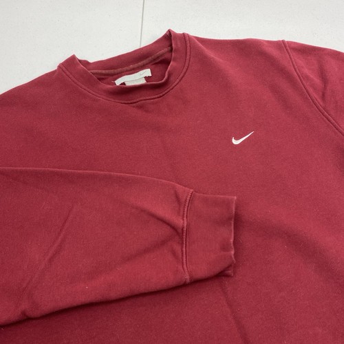 トップス Supreme Nike Crewneck Large Burgundy Supreme Nike Crewneck Burgundy Men's - FW18 - US