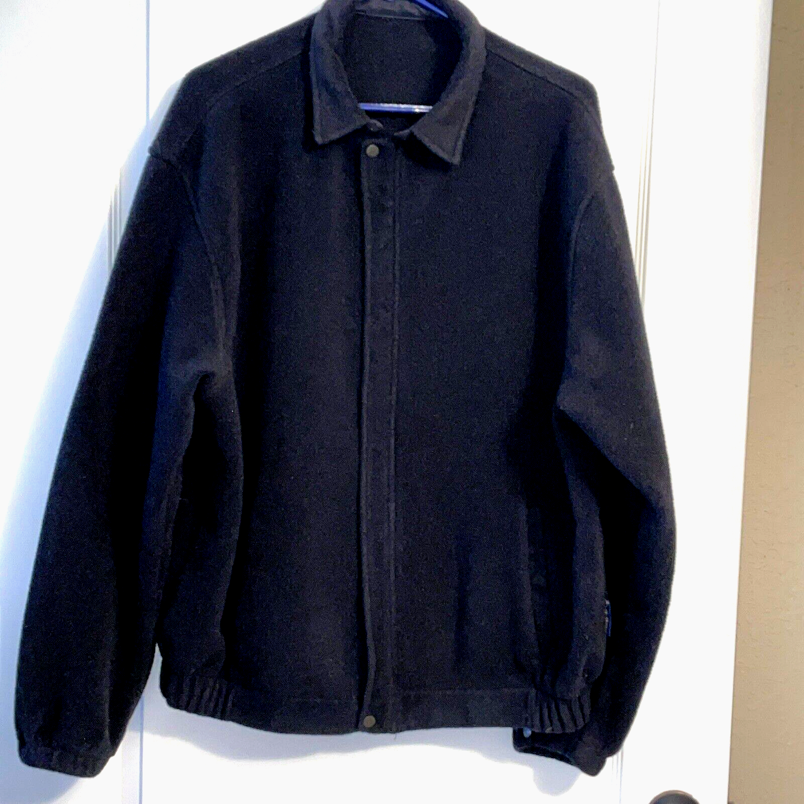 Malden Mills Polar fleece Jacket Full Zip Front Snap Pockets MENS