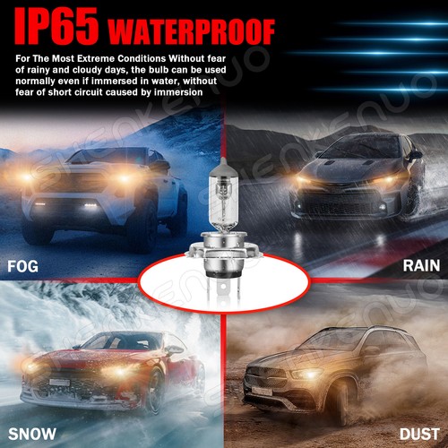 Front Headlight Bulb For Toyota Prius 2001-2009 High Low Beam 2PC