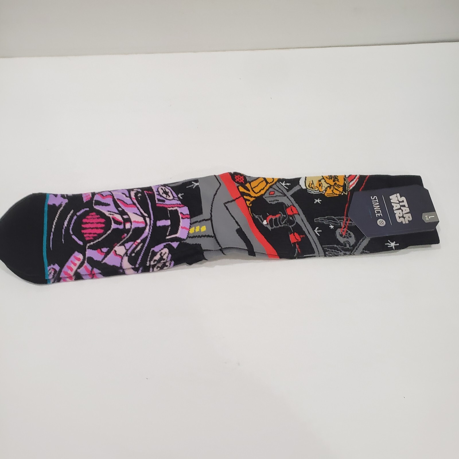 Stance Crew Socks Warped Luke Skywalker Pilot Star Wars Large Mens 9-12 NEW