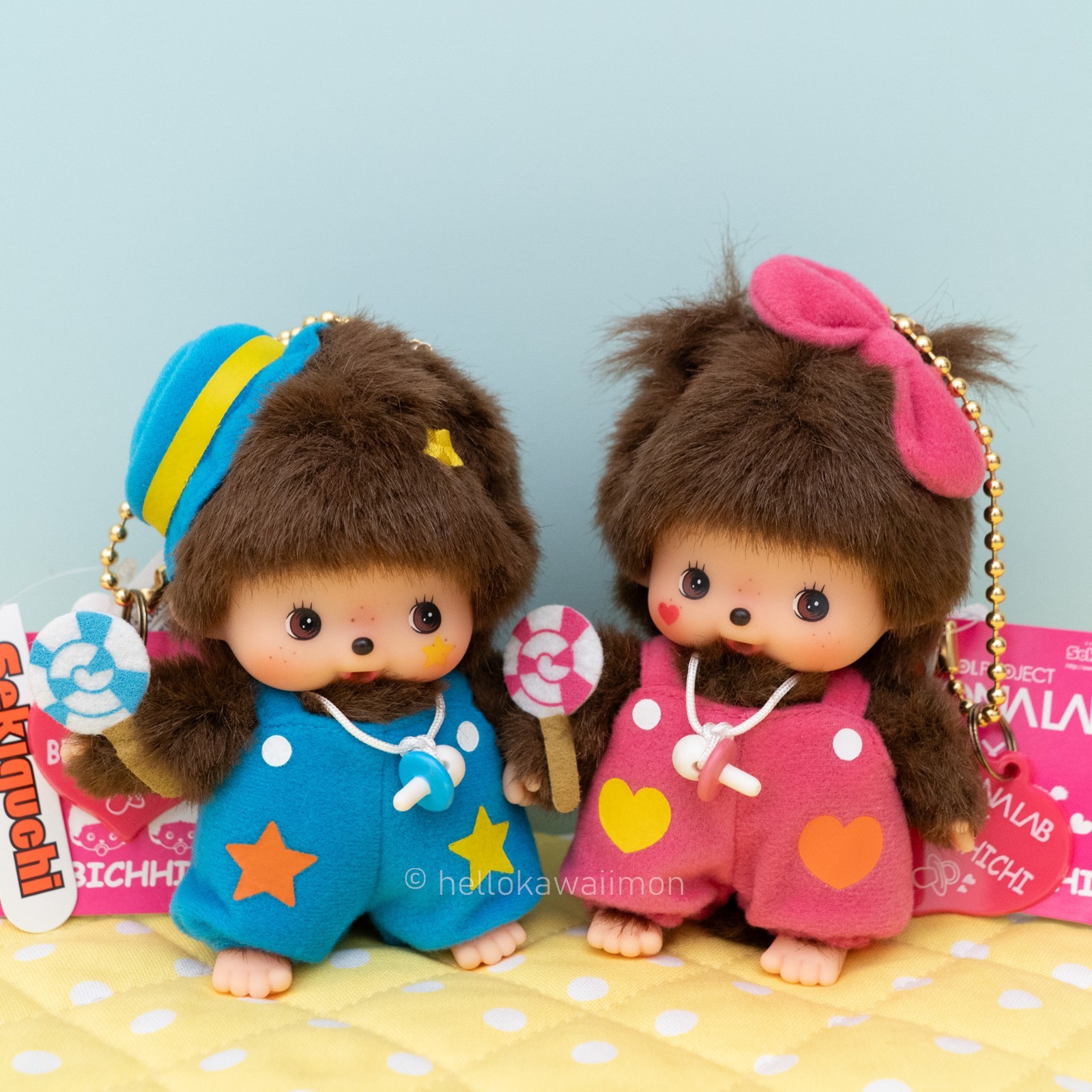 ぬいぐるみ Fashion Charm Monchhichi Sekiguchi Sekiguchi Shirley Monchhichi Plush Doll Bag Charm | eBay