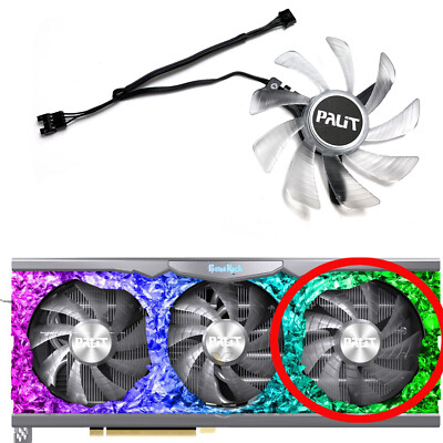 For PALIT RTX3090 3080ti 3080 3070ti 3070 GameRock Graphics Card Cooling Fan