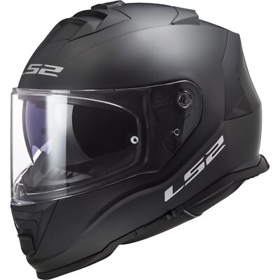 Motorrad Helm XL - LS2 Storm II 2 FF800 Solid - Integralhelm schwarz matt