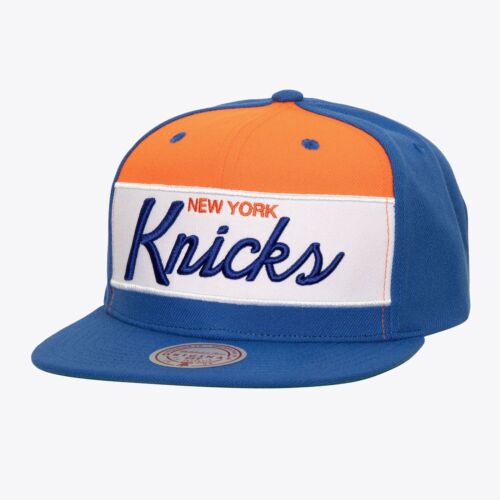 МУЖСКАЯ СПОРТИВНАЯ КЕПКА MITCHELL & NESS NBA В стиле РЕТРО-НИКС - СИНИЙ