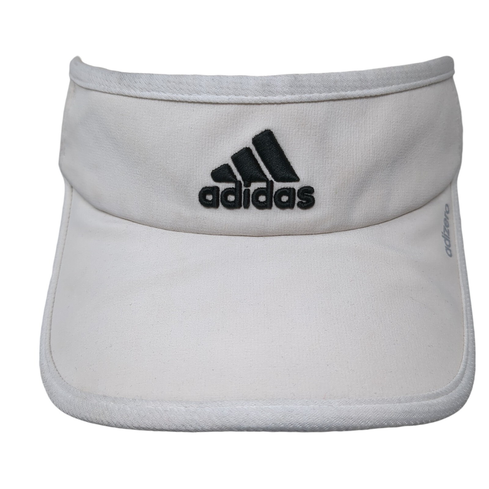 Adidas Adizero Strapback Sun Visor Hat White One Size Adjustable