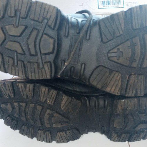 Interceptor Tactical Boots Mens Size 8 Black Lace Up Ankle Zip MNIN46DP001