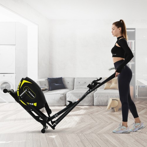 Trainer Machine Upright Exercise Bike 8-level Magnetic Resistance