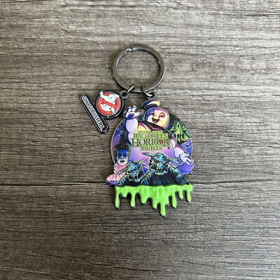 Universal Studios Halloween Horror Nights Ghostbusters Keychain 