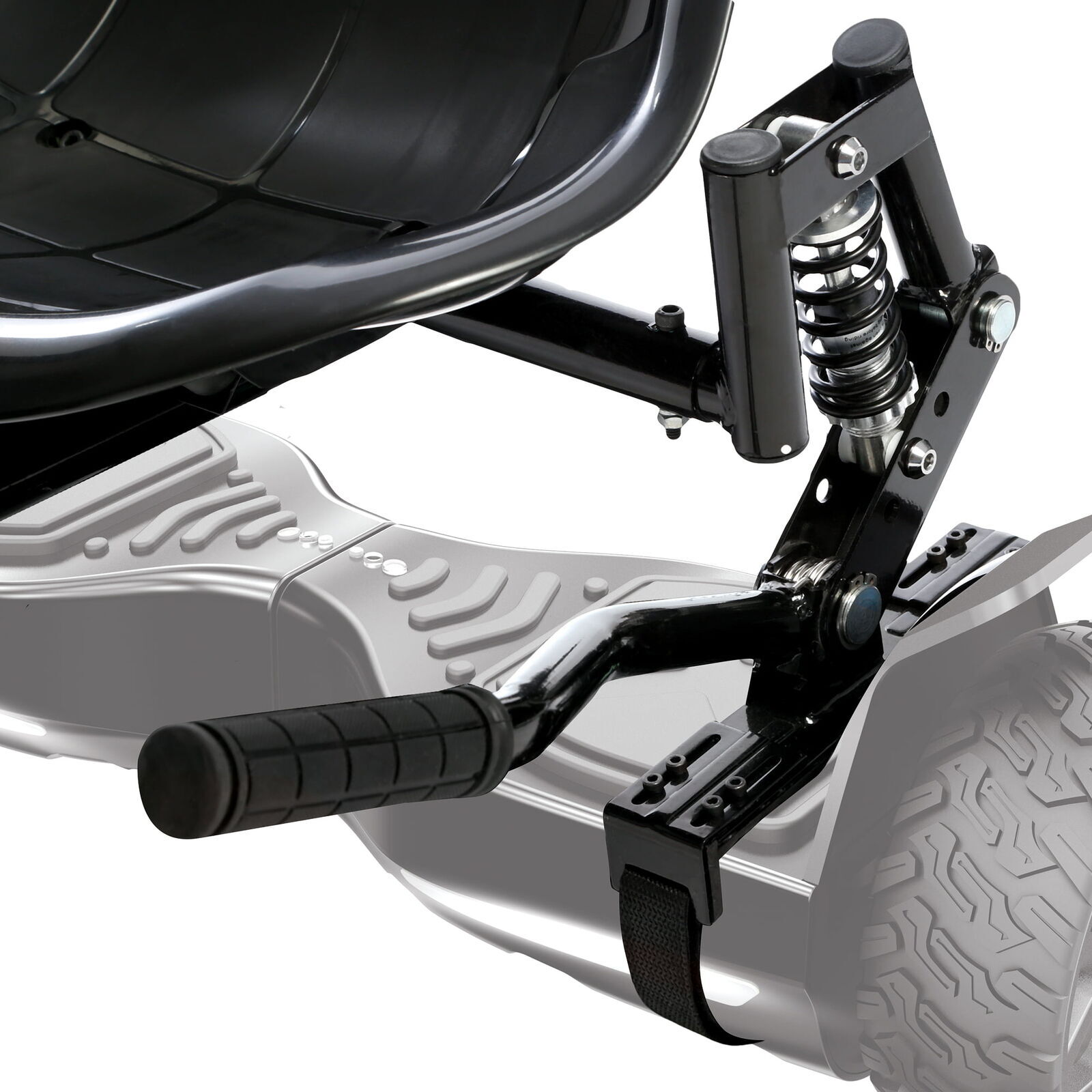 Universal Hoverboard Attchment 250 lb Weight Limit Adjustable Foot Rest Black