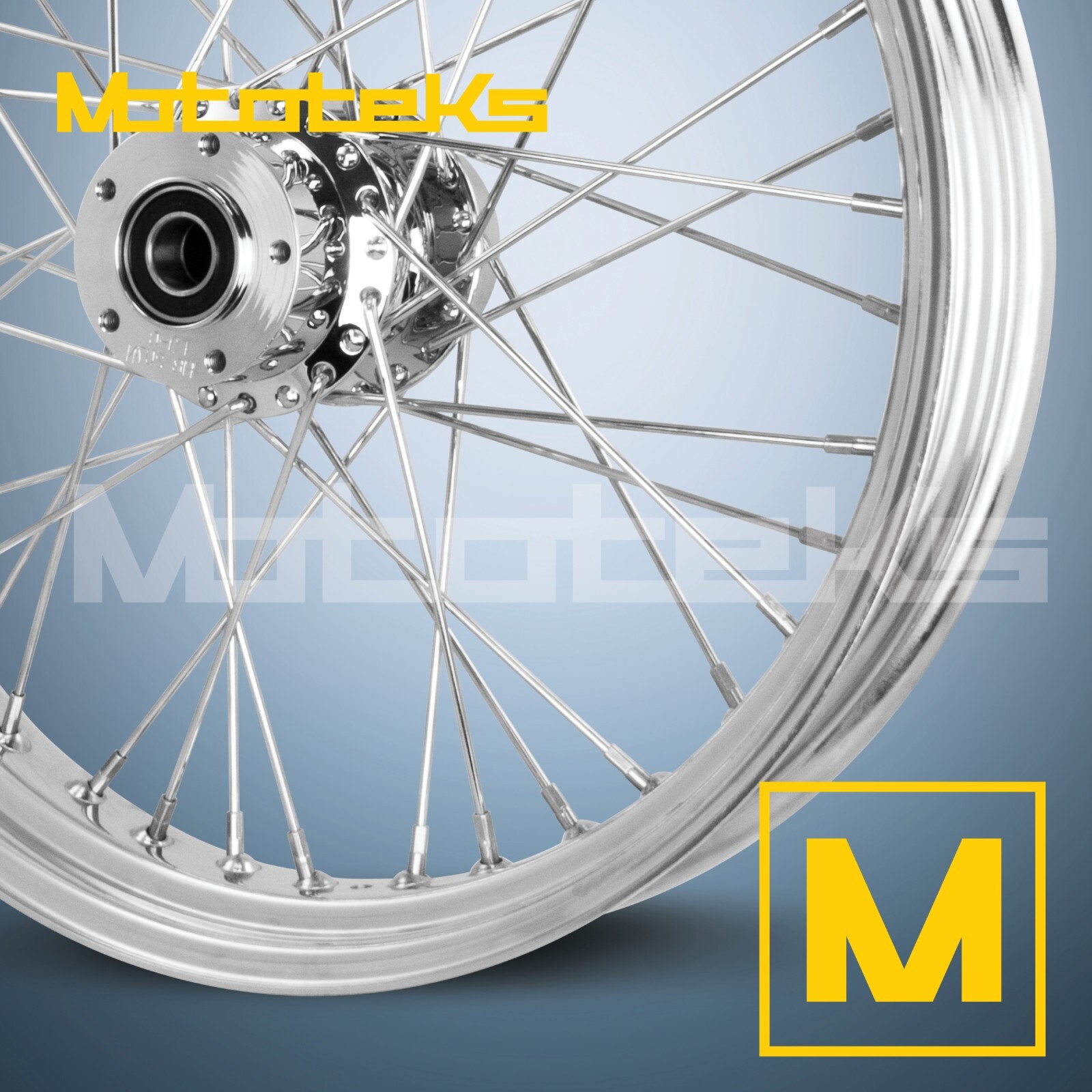 21X3.5 40 SPOKE WHEEL STAINLESS FOR HARLEY SOFTAIL MODELS FRONT WHEEL RIM (TR)
