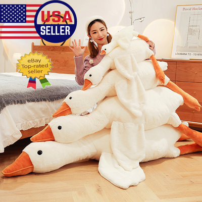 Huge Goose Plush Giant Big Wings Duck Long Plush Pillow Toys Soft Stuffed Animal