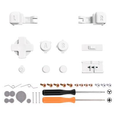 eXtremeRate Replacement Full Set Buttons for Gameboy Advance SP GBA SP Dpad Keys