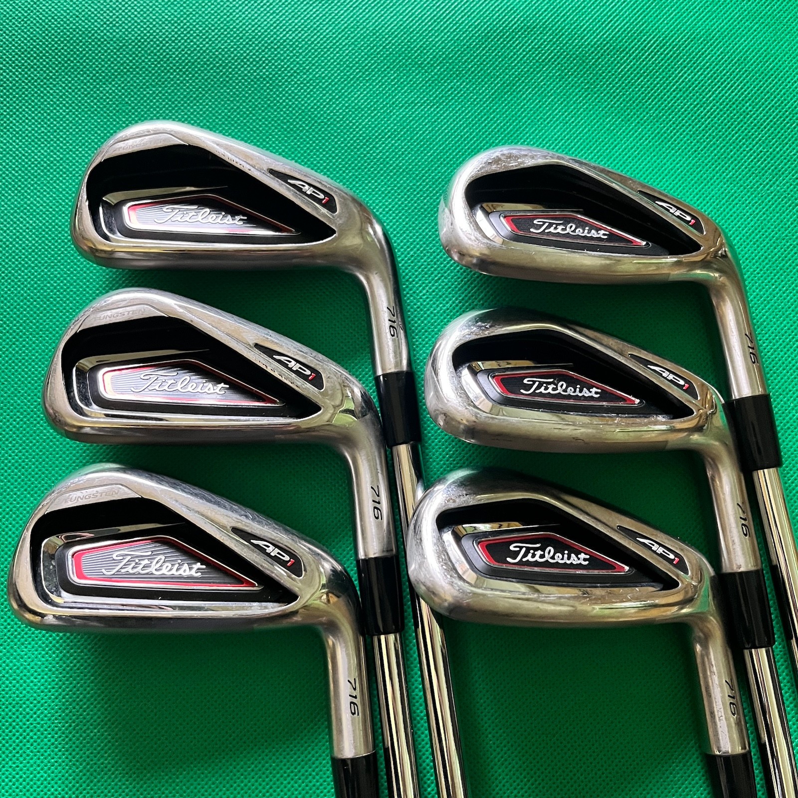 値下げ！ タイトリスト 716AP1　5〜p 6本セット　nspro950gh Titleist AP1 716 Iron Set 6pcs 5-Pw Flex S Stiff NSPRO 950GH Golf