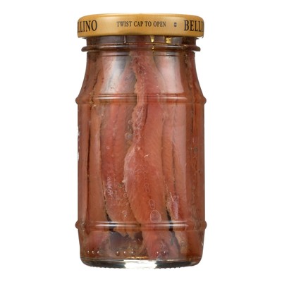 Bellino - Flat Anchovies in Oil  - Case Of 12 - 4.25 Oz