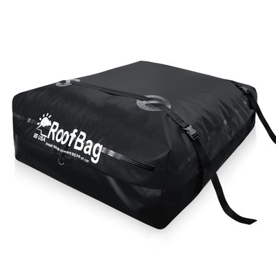 RoofBag Car Top Carrier Fits Medium and Large Cars with or Without Roof Rack