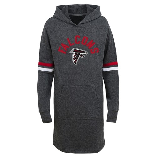 Туника Outerstuff NFL для девочек (7–16 лет) Atlanta Falcons Jump Off с капюшоном