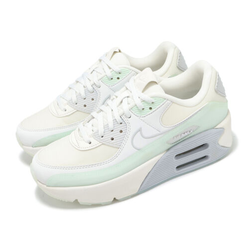 Женская повседневная обувь Nike Air Max 90 LV8 Summit белого и зеленого цветов HF0782-102