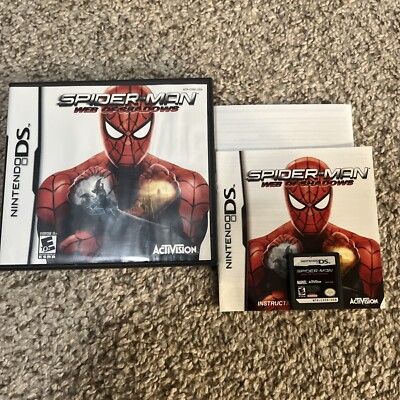 Spider-Man: Web of Shadows (Nintendo DS, 2008). CIB, authentic, tested.