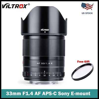 VILTROX 33mm F1.4 APS-C AF Lens for Sony E mount Sony a7 iv a6500 a7s iii a7r iv