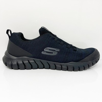 Skechers Mens Overhaul Quarkski 52915 Черные кроссовки Кроссовки Размер 13