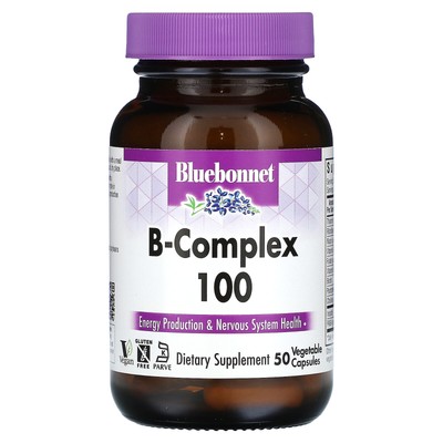 B-Complex 100, 50 растительных капсул