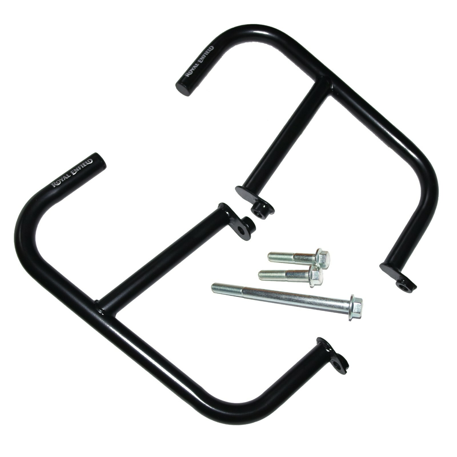 Fits Royal Enfield Interceptor 650cc Large Engine Guard Black 