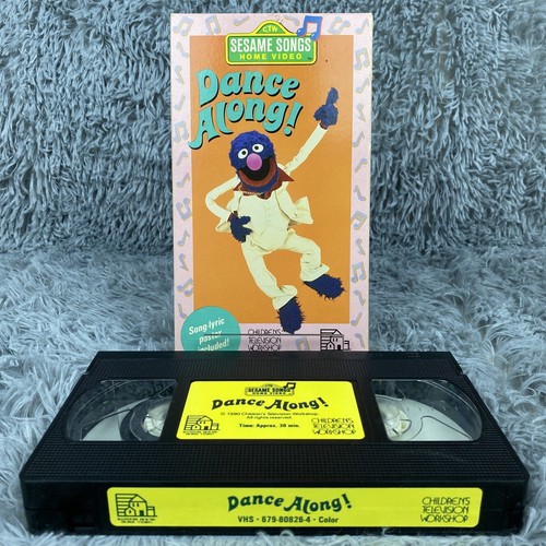 Sesame Street: Dance Along Grover VHS 1990 Random House